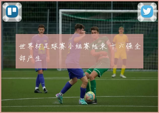 世界杯足球赛小组赛结束 十六强全部产生